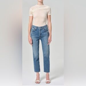 Agolde RILEY HIGH RISE STRAIGHT CROP size 25